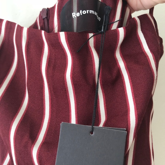 NWT reformation striped jumpsuit - Picture 7 of 8